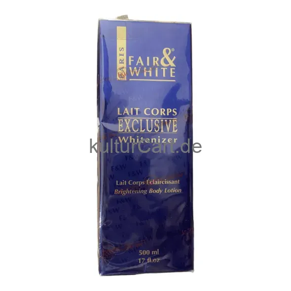 Paris Fair & white Lait corps Exclusive whitenizer - image 1 | OMOWEST AFRO INTERCONTINENTAL SHOP | KulturCart