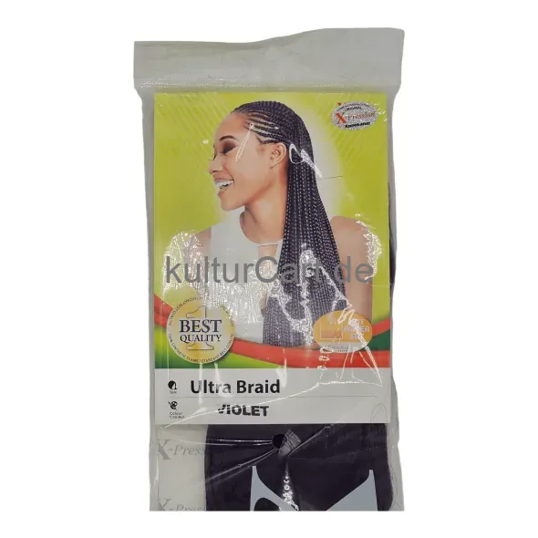 X-pression collection best quality ultra braid violet - image 2 | OMOWEST AFRO INTERCONTINENTAL SHOP
