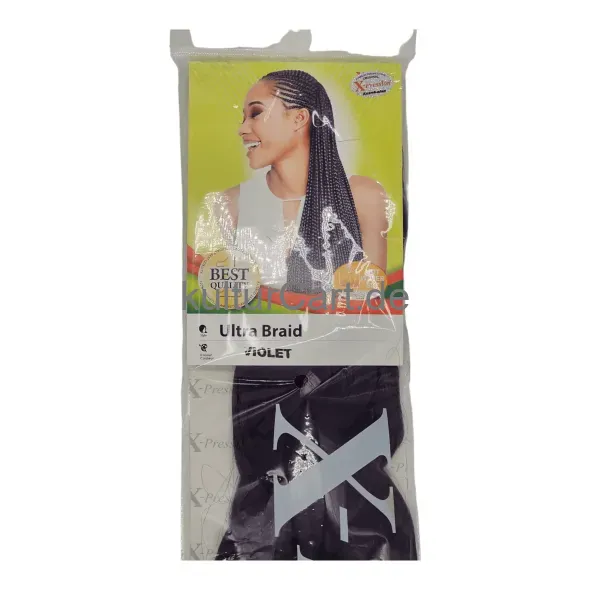 X-pression collection best quality ultra braid violet - image 3 | OMOWEST AFRO INTERCONTINENTAL SHOP