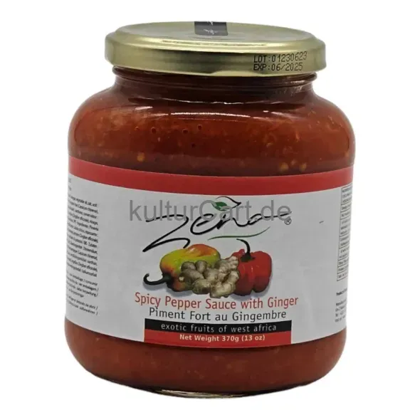Zena Spicy Pepper Sauce with Ginger (370g) - image 1 | Momjays Afro Markt | KulturCart