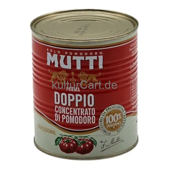 Solo Pomodoro Mutti Parma Doppio Concentrato Di Pomodoro (880g) - image 2 | Momjays Afro Markt | KulturCart