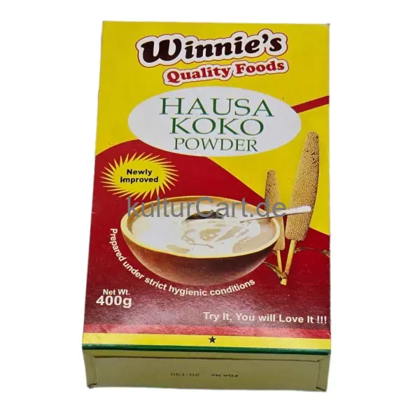 Winnie's Quality Foods Hausa Koko Powder (400g) - image 1 | Momjays Afro Markt