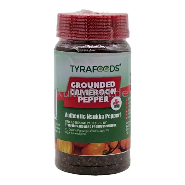 Tyrafoods Grounded Cameroon Pepper (80g) - image 1 | Momjays Afro Markt | KulturCart
