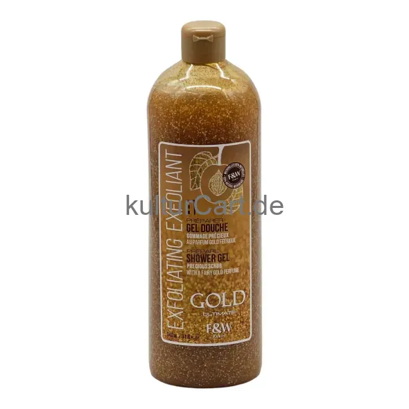 Paris F&W Exfoliating Exfoliant Gel Douche Gold Ultimate - Shower Gel (940ml) - image 1 | Momjays Afro Markt | KulturCart