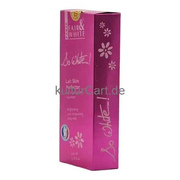 Paris Fair & White So White Lait Skin Perfector Brightening and Moisturizing Body Milk (500ml) - image 9 | Momjays Afro Markt | KulturCart