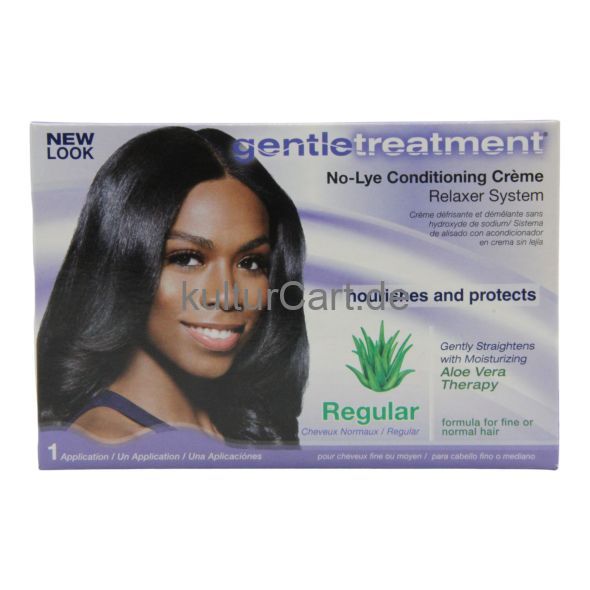 Gentle Treatment No-Lye Conditioning Creme Relaxer System Regular - image 1 | Afro Family Shop