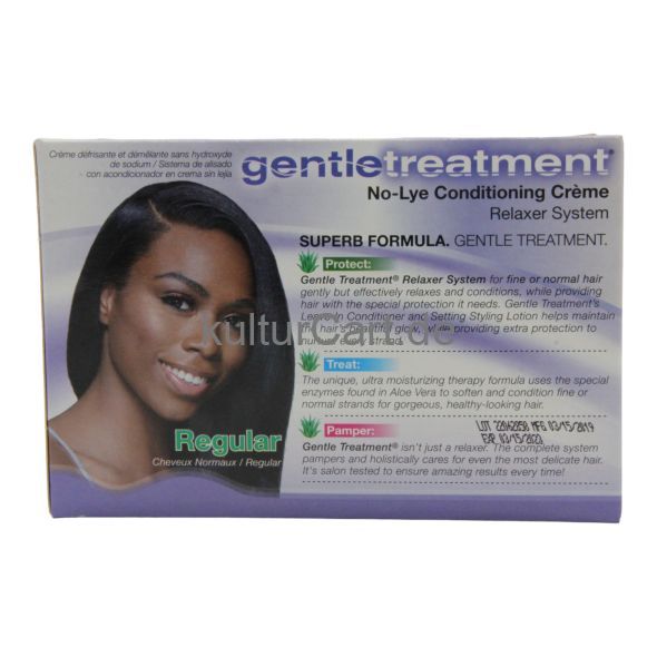 Gentle Treatment No-Lye Conditioning Creme Relaxer System Regular - image 2 | Afro Family Shop