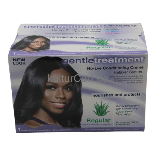Gentle Treatment No-Lye Conditioning Creme Relaxer System Regular - image 5 | Afro Family Shop