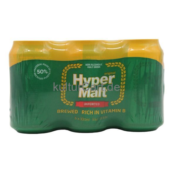 Hyper Malt Non Alcoholic Malt Drink (6 x 330ml) - image 1 | Afro Family Shop | KulturCart