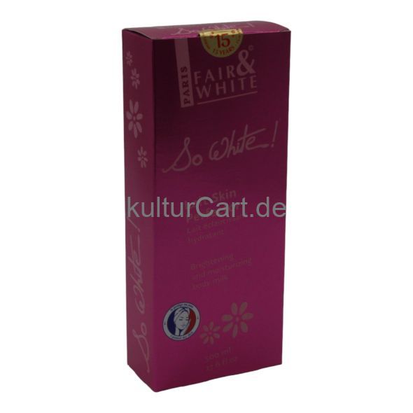 Fair & White Lait Skin Perfector Brightening and Moisturizing Body Milk (500ml) - image 4 | Afro Family Shop | KulturCart