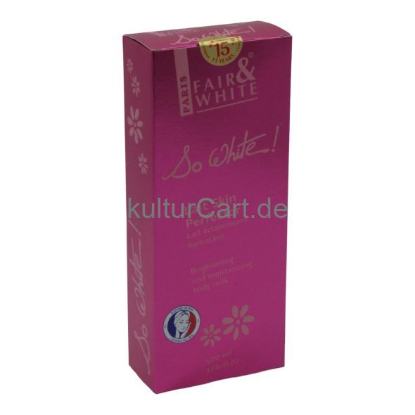 Fair & White Lait Skin Perfector Brightening and Moisturizing Body Milk (500ml) - image 5 | Afro Family Shop | KulturCart
