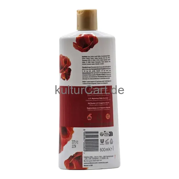 Lux Secret Poppy Opulent Fragrance with Bergamot Oil Body Wash (600ml) - image 5 | Momjays Afro Markt | KulturCart