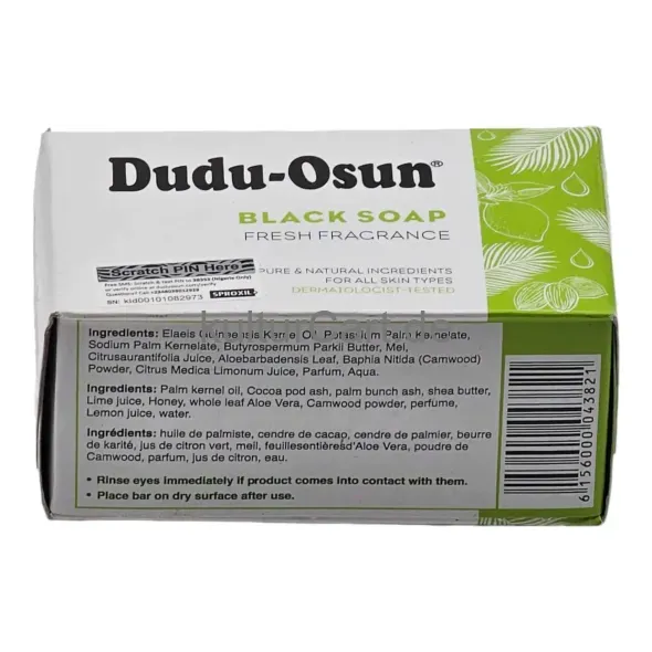 Dudu-Osun Black Soap Fresh Fragrance (150g) - image 5 | Momjays Afro Markt | KulturCart