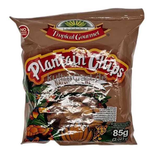 Tropical gourmet plantain chips naturally sweet (85g) - image 3 | OMOWEST AFRO INTERCONTINENTAL SHOP | KulturCart