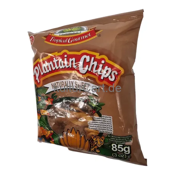 Tropical gourmet plantain chips naturally sweet (85g) - image 6 | OMOWEST AFRO INTERCONTINENTAL SHOP | KulturCart