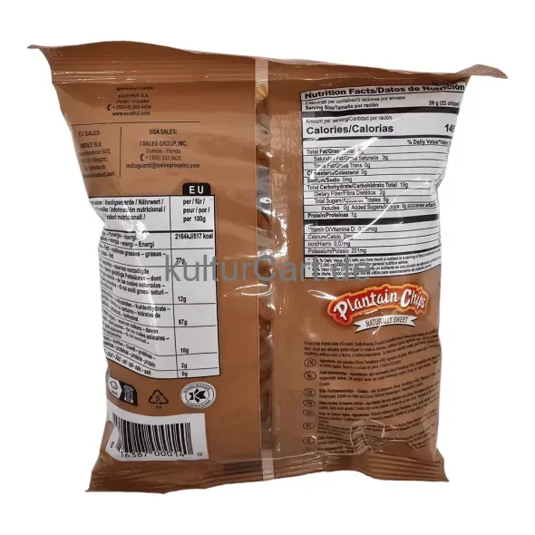 Tropical gourmet plantain chips naturally sweet (85g) - image 7 | OMOWEST AFRO INTERCONTINENTAL SHOP | KulturCart