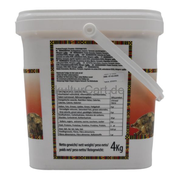 African Beauty Cocoyam Instant Fufu (4kg) - image 4 | Afro Family Shop