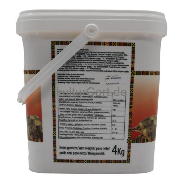 African Beauty Cocoyam Instant Fufu (4kg) - image 5 | Afro Family Shop