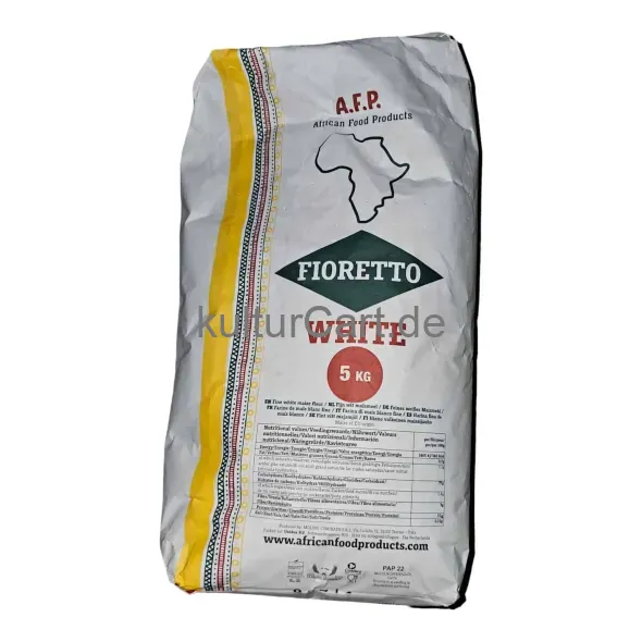 A.F.P. Fioretto White Maize Flour (5kg) - image 6 | Momjays Afro Markt | KulturCart