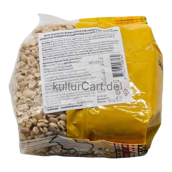 A.F.P Split Black Eye Beans (500g) - image 7 | Afro Family Shop | KulturCart