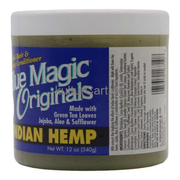 Blue Magic Original Herbal Hair & Scalp Conditioner With Indian Hemp (340g) - image 2 | Afro Family Shop | KulturCart