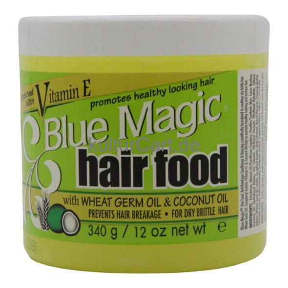 Blue Magic Hair Food with Wheat Germ Oil & Coconut Oil (340g) - image 2 | Afro Family Shop | KulturCart