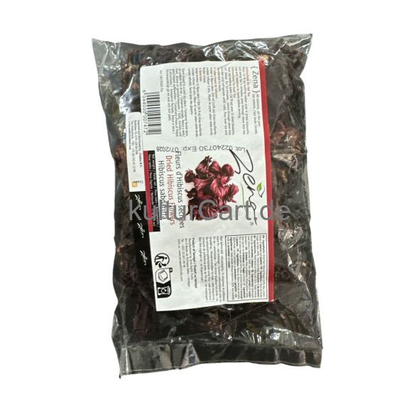 Zena Sun Dried Red Hibiscu Flowers (Red Sorrel) 125g - image 5 | Omowest Afro Intercontinental Shop | KulturCart