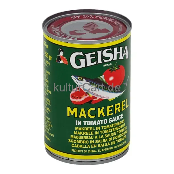 Geisha mackerel in tomato sauce 425 gr - image 5 | OMOWEST AFRO INTERCONTINENTAL SHOP | KulturCart