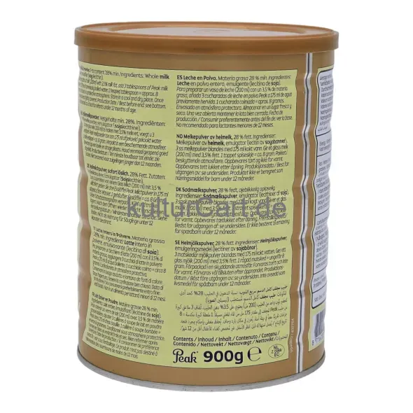 Peak instant whole milk powder (900g) - image 6 | OMOWEST AFRO INTERCONTINENTAL SHOP | KulturCart