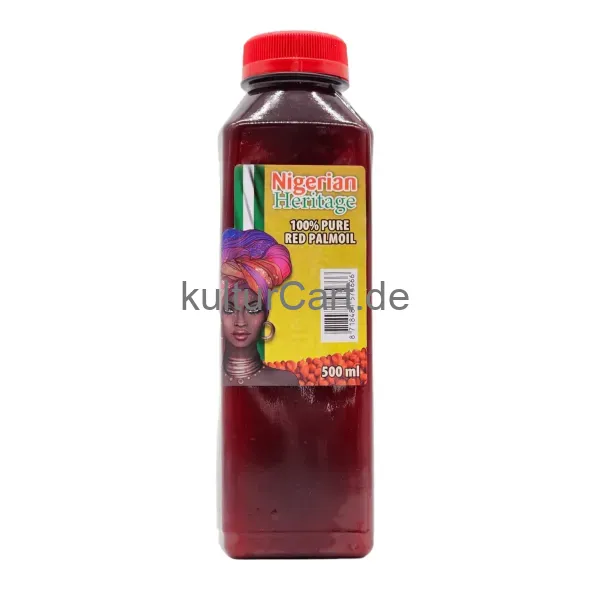 Nigerian heritage 100% pure red palm oil (500ml) - image 1 | OMOWEST AFRO INTERCONTINENTAL SHOP | KulturCart