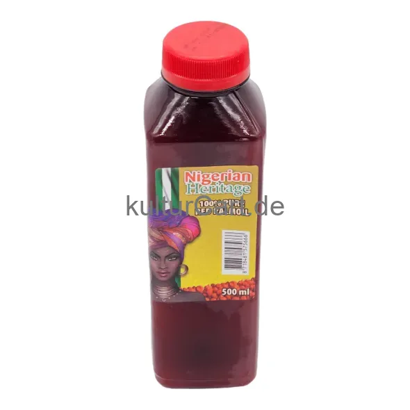 Nigerian heritage 100% pure red palm oil (500ml) - image 2 | OMOWEST AFRO INTERCONTINENTAL SHOP | KulturCart