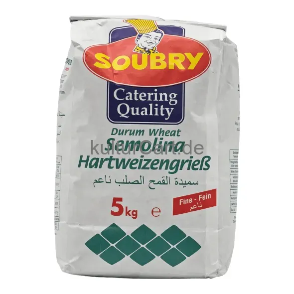 Soubry catering quality durum wheat semolina (5kg) - image 9 | OMOWEST AFRO INTERCONTINENTAL SHOP | KulturCart