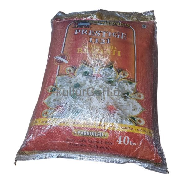 Bigi-mama Prestige 1121 Golden Sella Basmati Rice (40lbs) - image 2 | Momjays Afro Markt | KulturCart