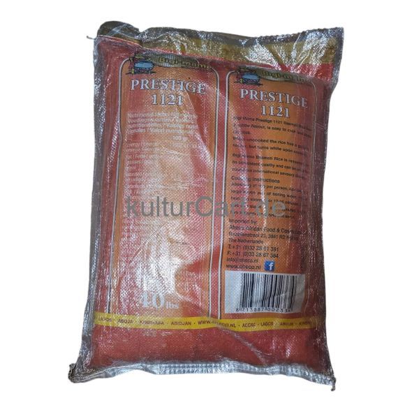 Bigi-mama Prestige 1121 Golden Sella Basmati Rice (40lbs) - image 6 | Momjays Afro Markt | KulturCart