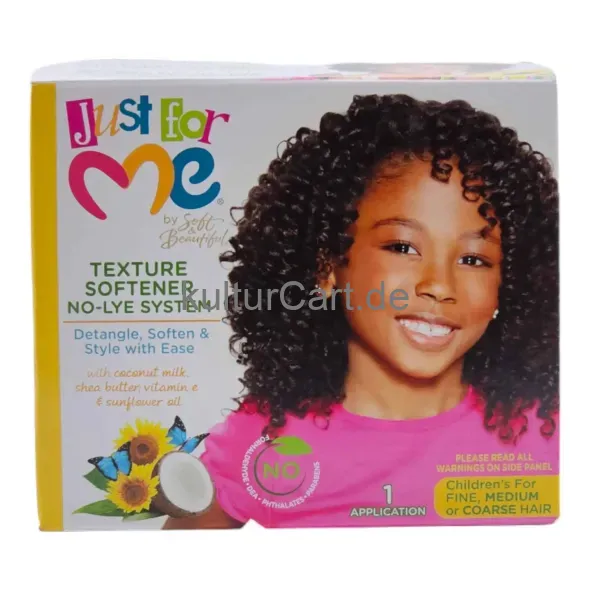 Just For Me Texture Softener No-Lye System Creme Relaxer Kit Children’s for Fine, Medium or Coarse Hair - image 1 | Momjays Afro Markt | KulturCart
