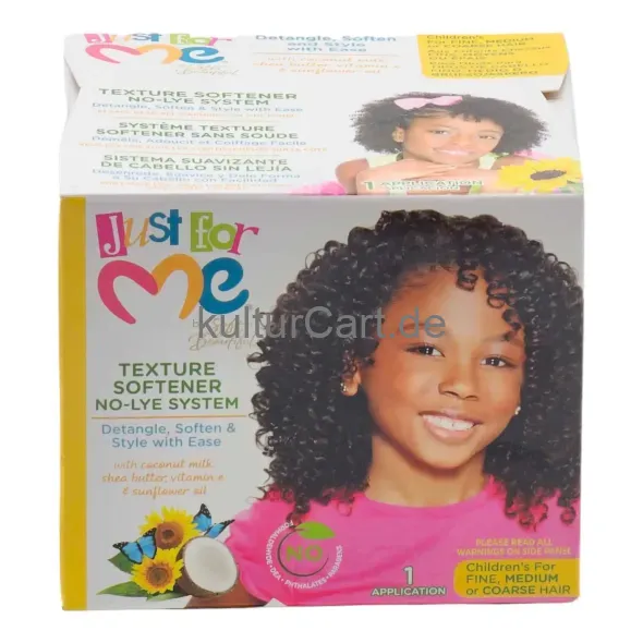 Just For Me Texture Softener No-Lye System Creme Relaxer Kit Children’s for Fine, Medium or Coarse Hair - image 2 | Momjays Afro Markt | KulturCart