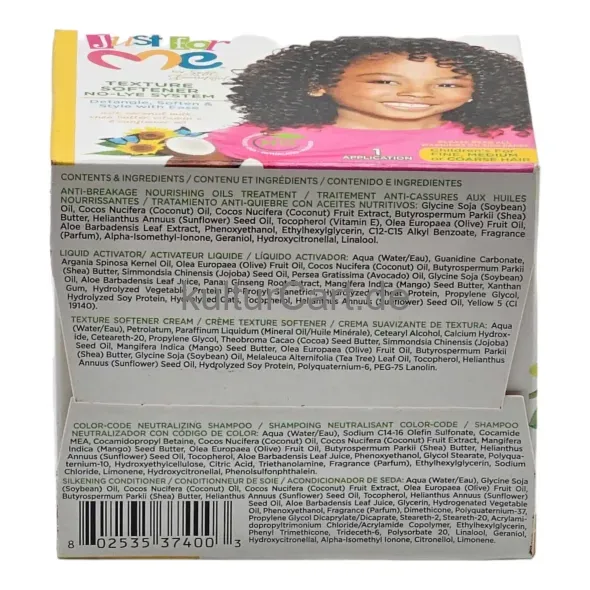 Just For Me Texture Softener No-Lye System Creme Relaxer Kit Children’s for Fine, Medium or Coarse Hair - image 8 | Momjays Afro Markt | KulturCart