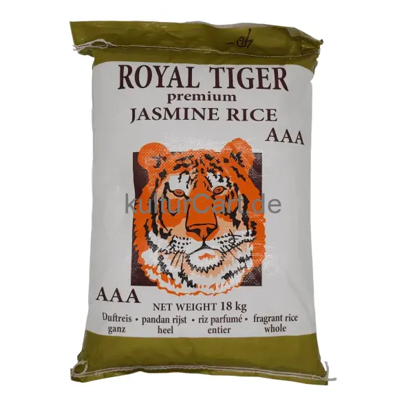 Royal tiger premium jasmine rice (18kg) - image 5 | OMOWEST AFRO INTERCONTINENTAL SHOP | KulturCart
