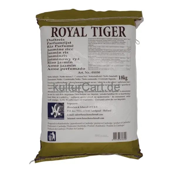 Royal tiger premium jasmine rice (18kg) - image 8 | OMOWEST AFRO INTERCONTINENTAL SHOP | KulturCart