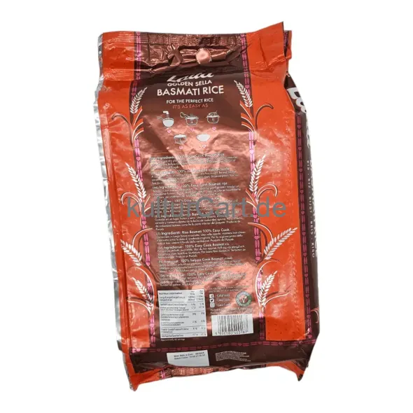 Laila golden sella basmati rice (5kg) - image 7 | OMOWEST AFRO INTERCONTINENTAL SHOP | KulturCart