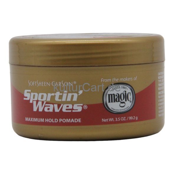 Softsheen Carson Sportin’ Waves Maximum Hold Pomade (99.2g) - image 1 | Afro Family Shop