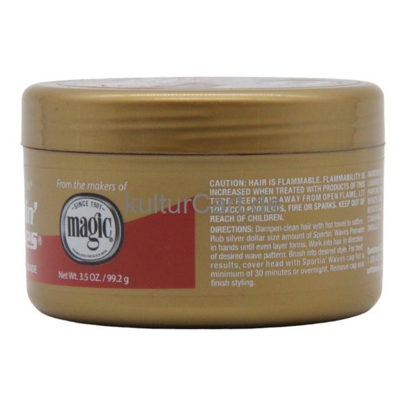 Softsheen Carson Sportin’ Waves Maximum Hold Pomade (99.2g) - image 2 | Afro Family Shop