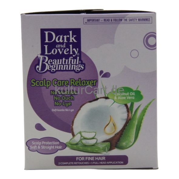 Dark and Lovely Beautiful Beginnings Scalp Care Relaxer Coconut Oil & Aloe Vera, Fine Hair - image 2 | Afro Family Shop | KulturCart