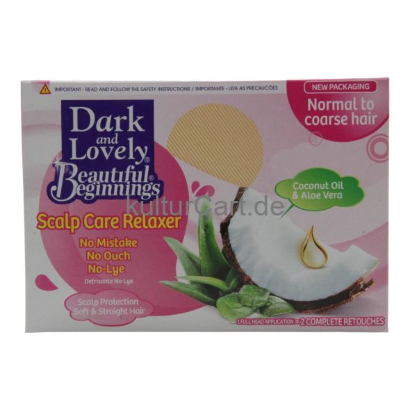 Dark and Lovely Beautiful Beginnings Scalp Care Relaxer Coconut Oil & Aloe Vera, Normal to Coarse Hair - image 1 | Afro Family Shop | KulturCart
