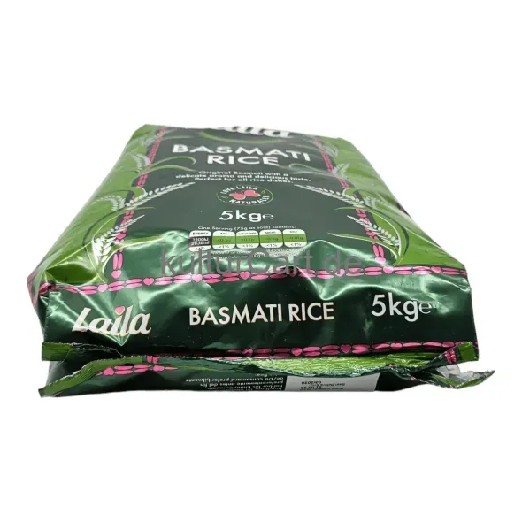 Laila basmati rice (5kg) - image 3 | OMOWEST AFRO INTERCONTINENTAL SHOP | KulturCart