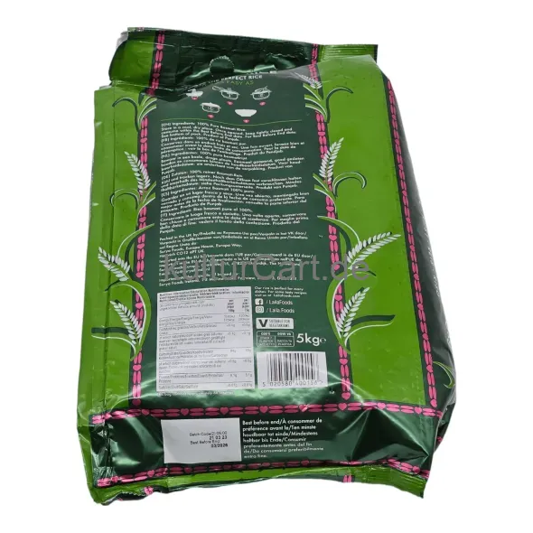 Laila basmati rice (5kg) - image 7 | OMOWEST AFRO INTERCONTINENTAL SHOP | KulturCart