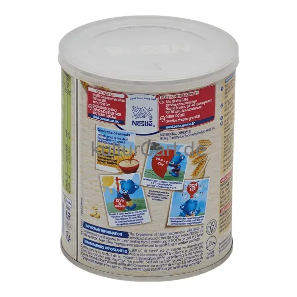Nestle cerelac infant cereals with milk honey & wheat miel, ble (400g) - image 6 | OMOWEST AFRO INTERCONTINENTAL SHOP | KulturCart