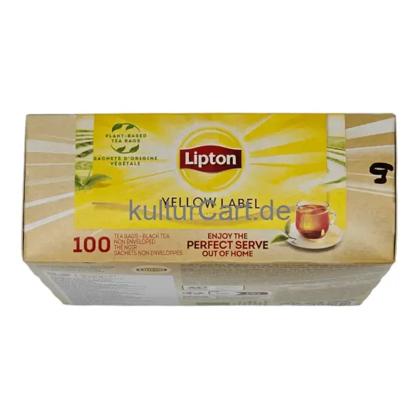 Lipton yelow label tea bags (100 x 2g) (200g) - image 1 | OMOWEST AFRO INTERCONTINENTAL SHOP | KulturCart