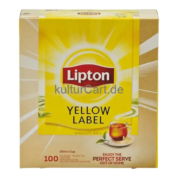 Lipton yelow label tea bags (100 x 2g) (200g) - image 6 | OMOWEST AFRO INTERCONTINENTAL SHOP | KulturCart