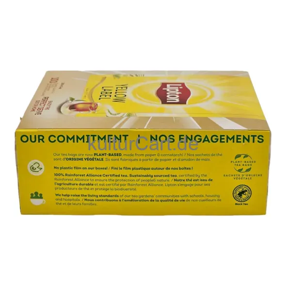 Lipton yelow label tea bags (100 x 2g) (200g) - image 9 | OMOWEST AFRO INTERCONTINENTAL SHOP | KulturCart